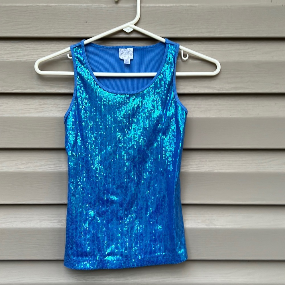D-Signed girls sleeveless tank top with sequined front  $5/25